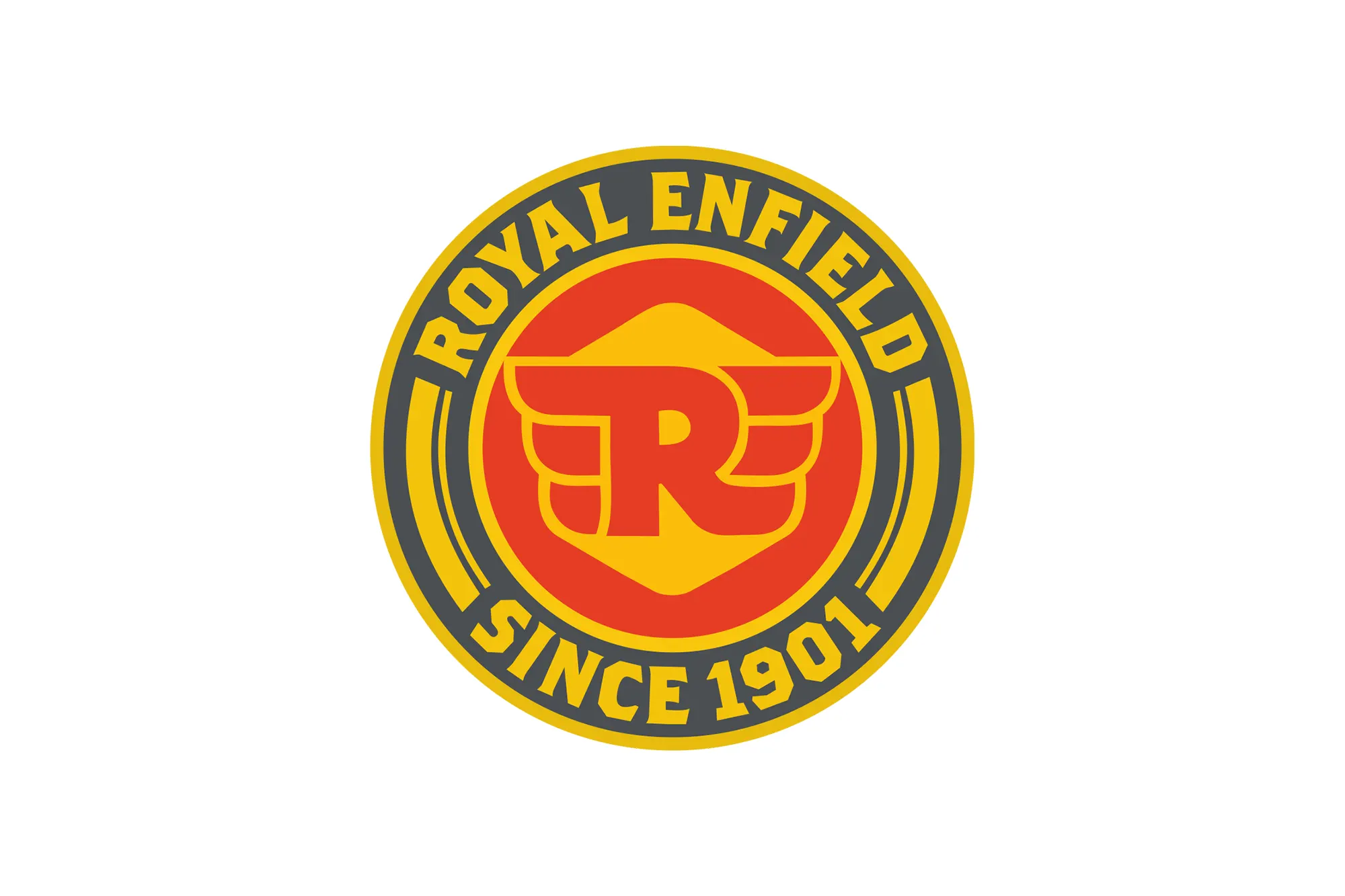 Logo Royal Enfield Bullet Motorcycle Red star Enfield Cycle Co. Ltd,  motorcycle, triangle, logo png | PNGEgg